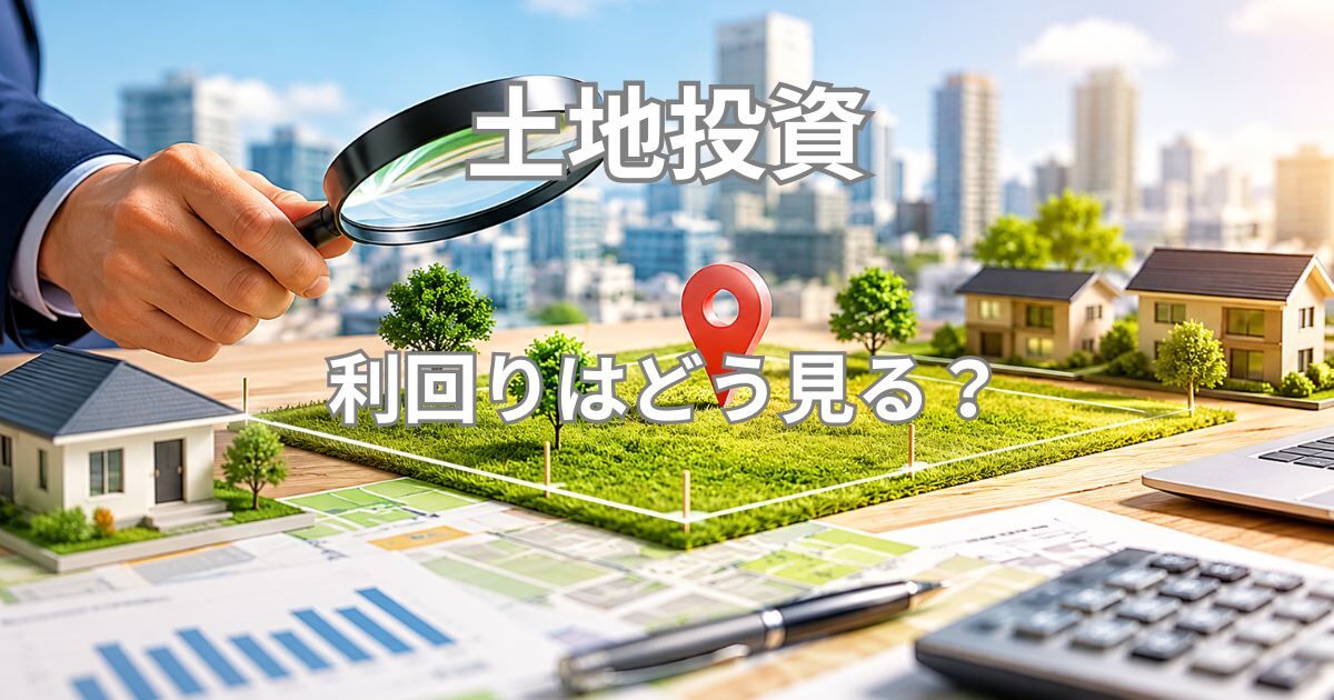 土地投資の利回りはどう見る？表面利回りだけで判断できない理由